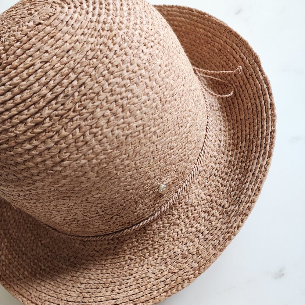 Helen Kaminski Tan Straw Cloche Hat - Picture 6 of 11